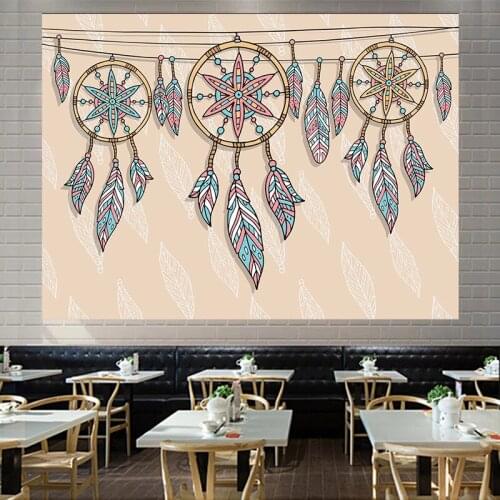 Boho background tapisserie murale wall hanging blanket tenture mandala tapestry