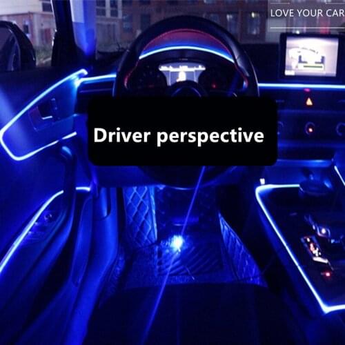 New Wireless Remote Control Mobile Phone App Car Colorful Cold Light Atmosphere Light Car Interior Color-changing Decor Light