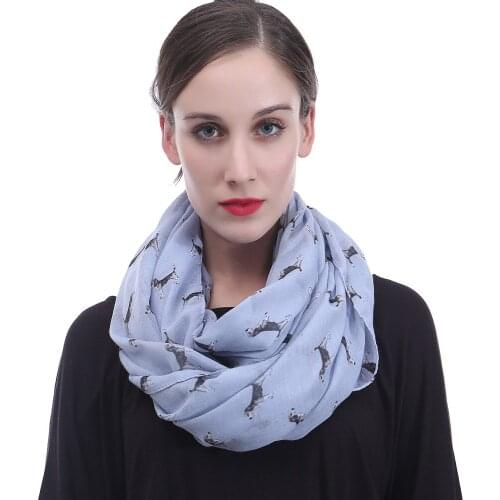 Beagles Dog Pet Print Infinity Loop Tube Scarf Snood Scarves Womens Accessories Gift