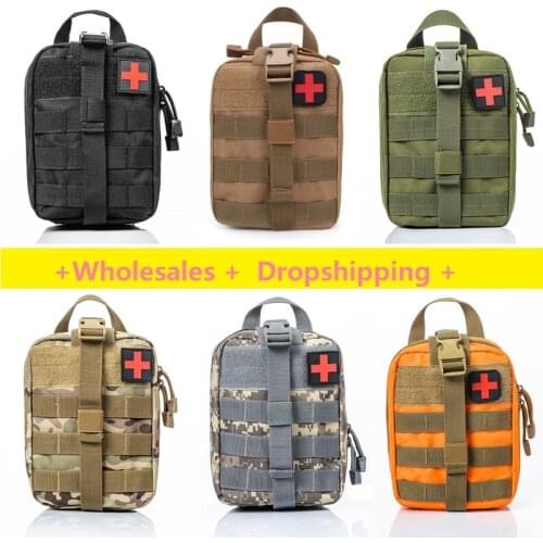 Survival Pouch Outdoor Medical Box Large Size SOS Bag/Package Tactical First Aid Bag Medical Kit Bag Molle EMT Emergency
