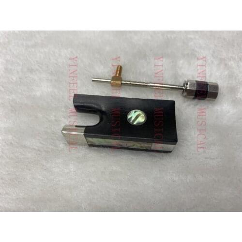 Advanced Level EYE Nick-Silver Mounted Ebony Frog for 4/4 violin Bow cheaper price high quality
