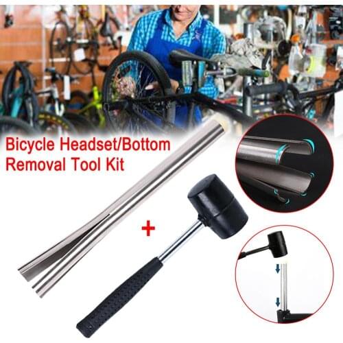 Bike Bicycle Headset Bearing Extractor Bike Repair Tools Bicycle Head Tube Bottom Bracket Remove Tool Accessories