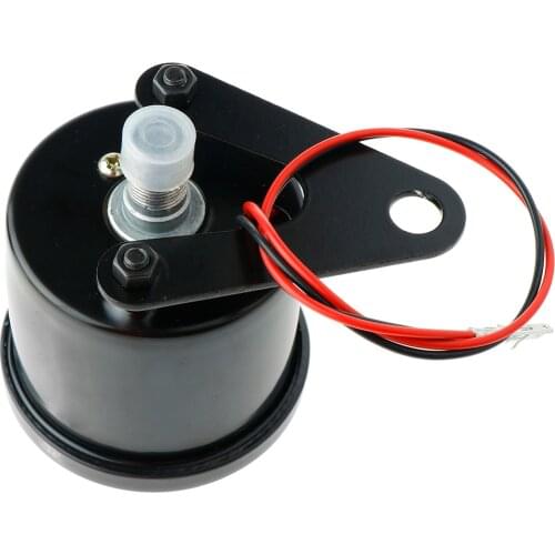 Waterproof 12V Motorbike Chrome LCD Speedometer Odometer Tachometer Multifunction Gauge