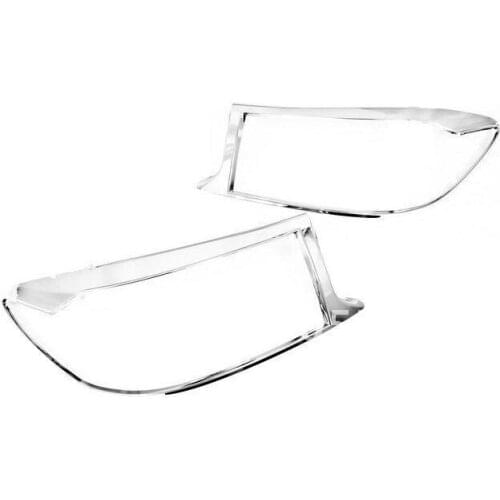 High Quality Chrome Head Light Cover for Toyota Fortuner 2009 Up Free Shipping Brand New