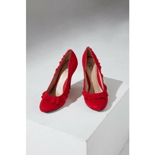 10cm Heel Women 'S Shoes Red high-Heeled Shoes Models