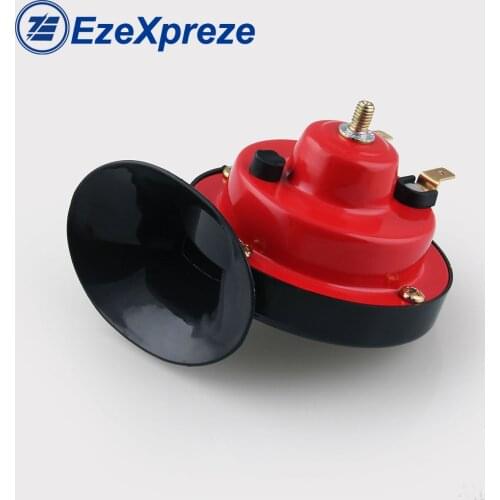 1pc Universal 12V 110DB Waterproof Car Loud Voice Snail Air Horn Pressure Alarm Speaker for Motorcycle Truck Autoparts