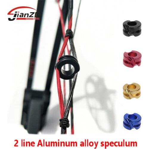 5 pcs Archery 1/8" 3/16" Metal Peep Sight for Compound Bow Bow Accessories 4 Colors to Choose