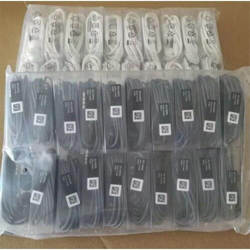 50PCS/LOT S8 Earphone S6 S7 In-ear Stereo Earpiece Headset With Microphone For Samsung Galaxy S8 S7 S6 Note 5 Xiaomi