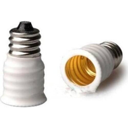 6-Pack E12 to E14 White Bulb Converter LED Light Holder Lamp Adapter Socket Changer High Quality