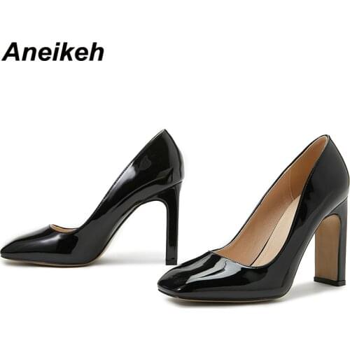 Кожаные туфли-лодочки Aneikeh China At AliExpress