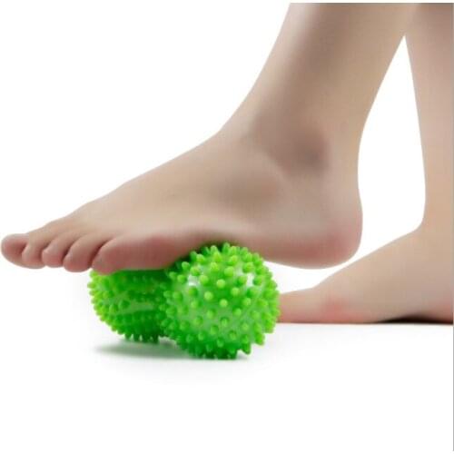 Peanut Massage Ball Spiky Trigger Point Relief Muscle Pain Stress Peanut Ball Therapy Health Care Gym Muscle Relex Apparatus