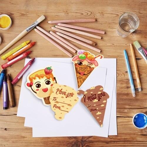 Baby Shower Invitation Cards With White Envelopes Happy Birthday Cartoon Invitation Cards Party Decorations Kids Party Favors