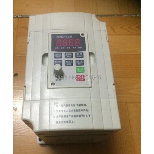 Free shipping, Spindle Inverter 0.75KW, 220V, 5A,3HP, Frequency conversion, Single phase 220V output three-phase 220V 0.75KW