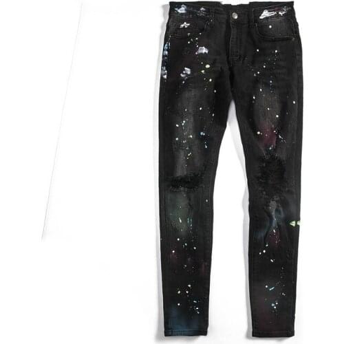 BLACK FOG STREET Mens Fashion Jeans
