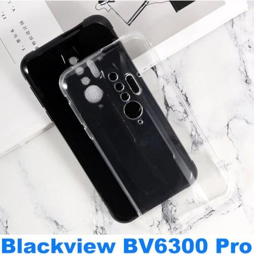 For Blackview BV6300 Case Ultra-thin Soft Silicone Case Back Case Cover For Blackview BV6300 Pro Glass TPU Phone Shell Etui 5.7"