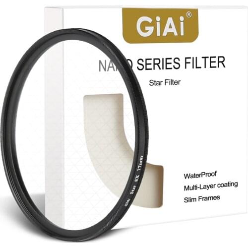 GiAi MC star filter 4 6 8 line 52mm 62mm 67mm 72mm 77mm 82mm camera lens filter