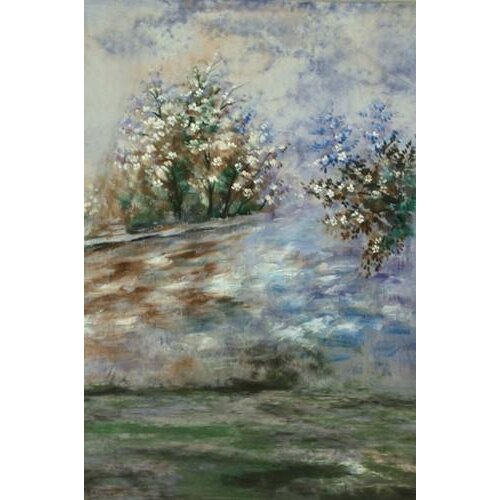 10X20ft Nature spring Scenic Muslin photo backdrop hand painted backgrounds for photo studio custom service ,factory supply