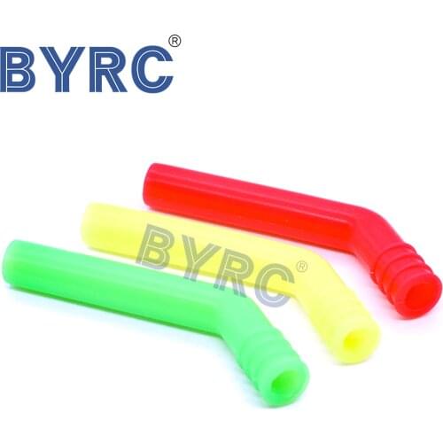 Exhaust pipe muffler for 1:10 1:8 oil vehicle extended silicone exhaust