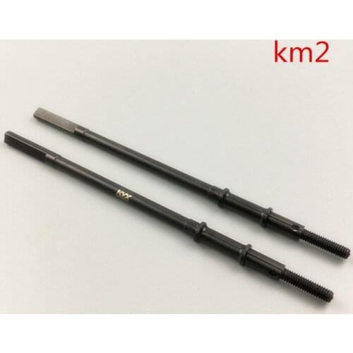 KYX Racing Hard Steel Drive Shaft Transmission Shaft for 1/8 RC Crawler Car Traction KM2