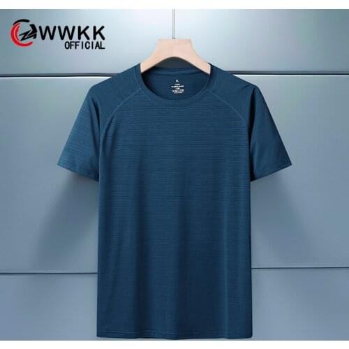 WWKK 2020 NEW 5 color man quick-drying T-shirt light breathable comfortable and durable Exercise fitness Summer cool smart home