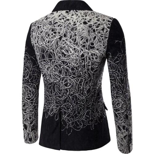 Mens Jackets Masculino Mens Suit Jackets Blazers Hombre Coats Fashion Slim Fit Western Style High-end Smart Casual