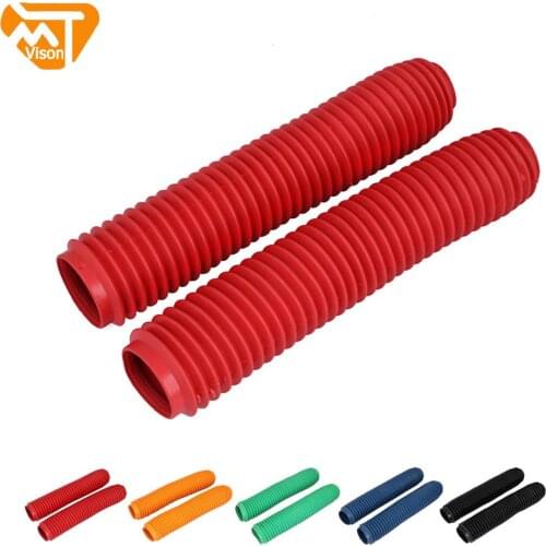 For HONDA CR CRF XR EXC XCF XCW SXF SX EXCF KXF RMZ YZF WRF DIRT BIKE Motorcycle Front Rubber Fork Boots Gaiters Sleeve
