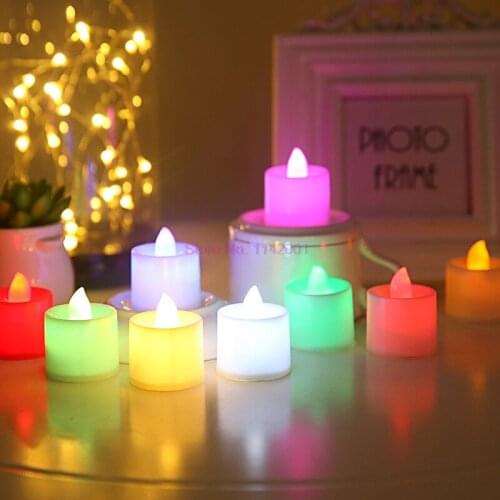 20set 24pcs/set Led Candle Light Creative Lamp Battery Powered Home Wedding Birthday Party Decoration Lighting