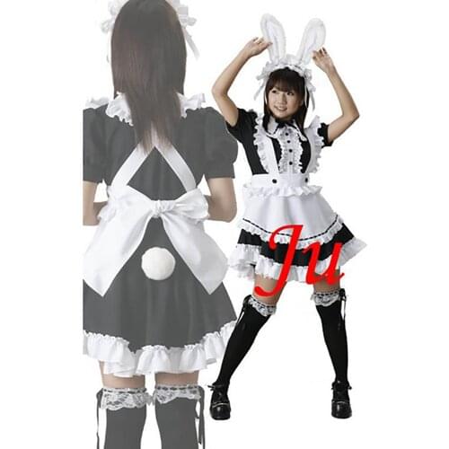 Sexy Sissy Maid Cotton Dress Uniform Cosplay Costume Tailor-made[CK719]