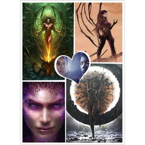 StarCraft Queen of Blades 5D DIY Diamond Painting Diamond Embroidery Cross Stitch Mosaic Home Decoration