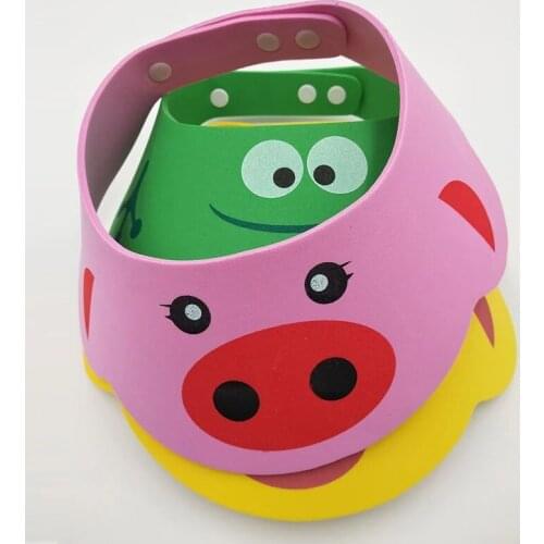 1PC Adjustable Baby Shower Cap Baby Adjust Shampoo Shower Bathing Bath Protect Soft Cap Baby Shower Accessory BT04