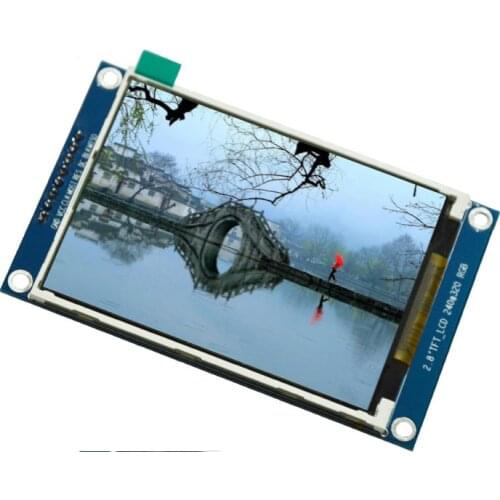 2.8 inch TFT LCD Module Panel ILI9341 Drive IC 240(RGB)*320 SPI Interface blue board 240x320 (Without touch)