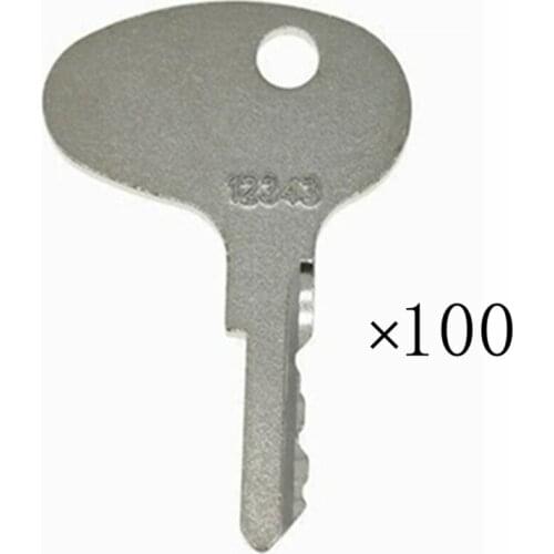 100pc Keys For Mitsubishi Forklift Dozer Tractor International For CAT For Kubota 12343