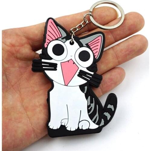 Cute Anime Chis Sweet Home Keychain Key Ring PVC Key Chains Itabag Keychains Bag Car Hanging Key Accessories