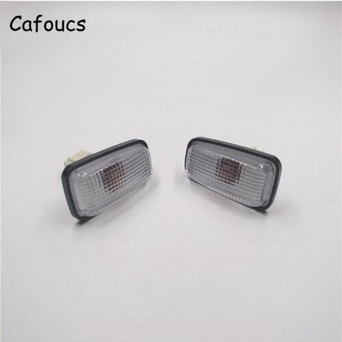 Cafoucs For Peugeot 406 Car Fender Side Lights Turn Signal Lamp With Bulbs