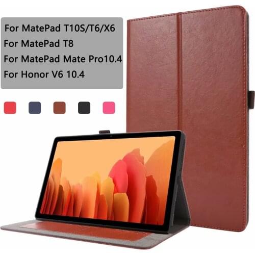Case For Huawei Honor Pad V6 10.4"/Mate Pro 10.4 Cover Leather Shockproof Protection Tablet Case For Huawei MatePad T8 T10S Case
