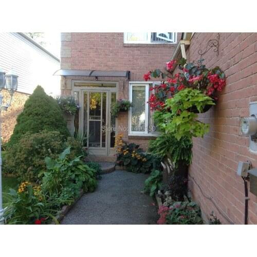 DS80200,80X200cm,simply to install plastic black bracket christmas decoration polycarbonate canopy