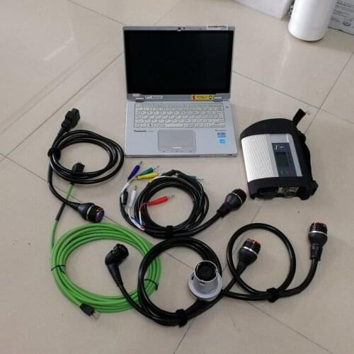 ＭＢSATR C4 SD C4 Interface and cables for Auto Diagnosis Tool with V06/2020 software in used laptop CF-AX2 I5 CPU Touch Screen