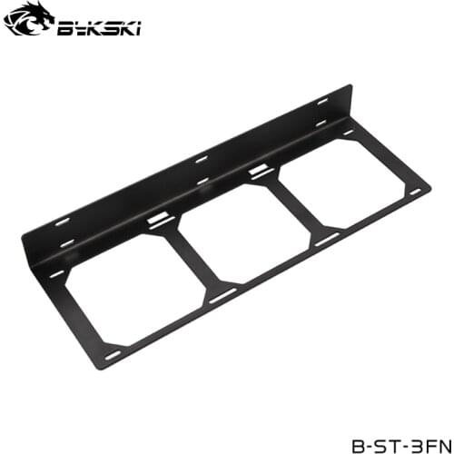 B-ST-3FN Bykski Fan Radiator Bracket 12CM Fans 240mm,360mm Radiator Holder Computer Case Build Accessory