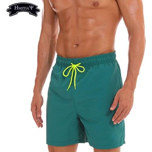 Mens Stretch Swimming Shorts Swimwear Shorts Beach Board Shorts Mesh Lining Quick-Drying Beach Shorts Sports Surf Shorts