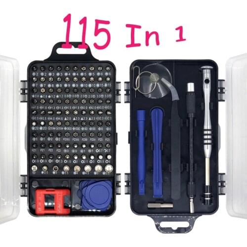 115 In 1 Mini Screwdriver Set Insulated Screwdriver Precision Screwdriver for Iphone Huawei xiaomi Tablet Ipad Repair Tool