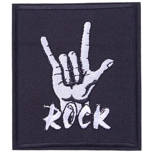 Patches For Clothing DIY Hook Loop Patch Boys Patch Badges Embroidered Iron On Patches On Clothes Parches Bordados Para La Ropa