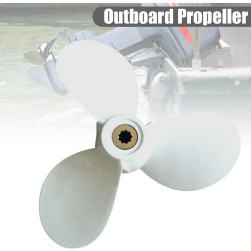 New Style 1pc 4-6HP Aluminum Alloy Ship Propeller For Yamaha Ship Outboard Motors With 9 Spline Tooth