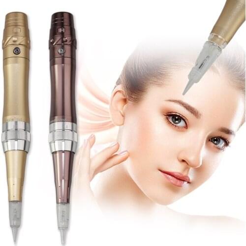 Newest Tattoo Rotary Machine Permanent Makeup Cartridges Needles Gun Pen Import Motor for Beauty Eyebrow Lips