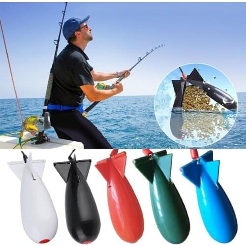 Carp Fishing Large Rockets Spod Bomb Fishing Tackle Feeders Pellet Rocket Feeder Float Bait Holder Maker Tackle Tool Accessories