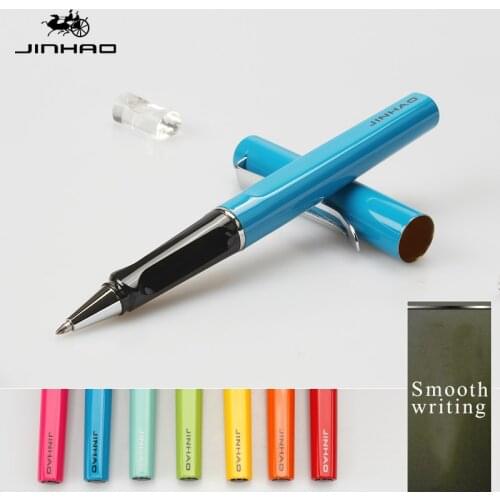 High Quality Jinhao Roller Ball Pen Send A Refill School Office Supplies Ball Pens High Quality Send Friend Business Gift