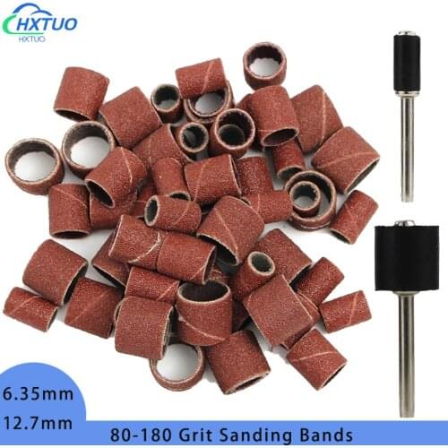 Sanding Band With 3.17mm Shank Sanding Drum Set for Dremel Rotary Abrasive Tool Sandpaper Polishing For Woodworking Metal