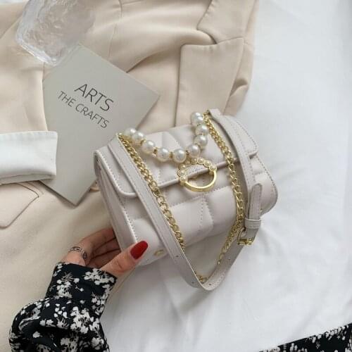 Pure color luxury designer handbag Beaded small handbag summer lady messenger bag fashion shoulder bag casual small square bag