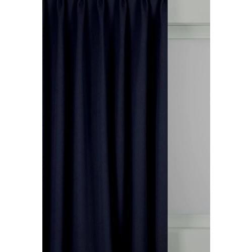 Belle Cose Country Style Straw Thermal Blackout Blackout Navy Blue Backdrop Curtain Single Wing 100x270 cm