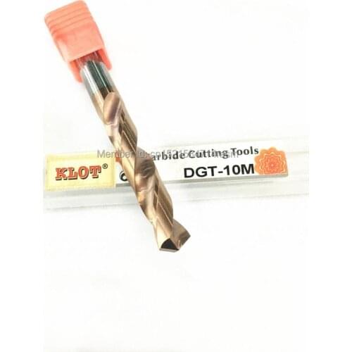 KLOT HRC65 TiCN Coated Solid Carbide Twist Drill Bit 5.6 5.7 5.8 5.9 6 6.1 6.2 6.3 6.4 6.5mm Full Length 55-150mm