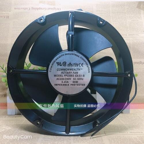 FP-20060EX-S1-B Ball Bearing Cooling Fan 20cm 220V Industrial Fan